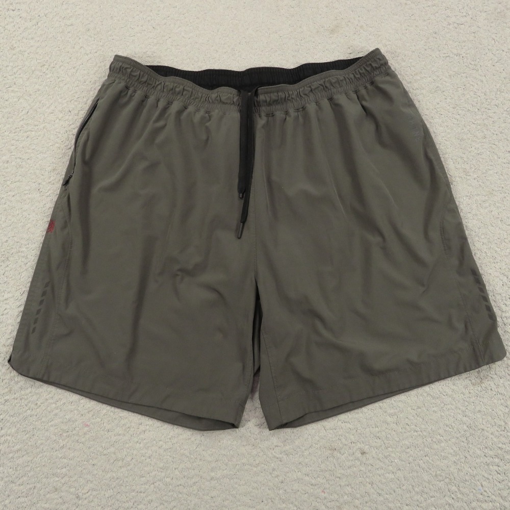 Rhone Shorts XL Mens Grey 7" Running Padel Ball Tennis Lined Performance Pocket